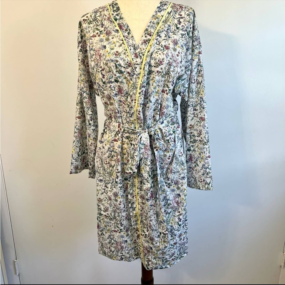 Anthropologie Botanical Print Kimono - Picture 8 of 10